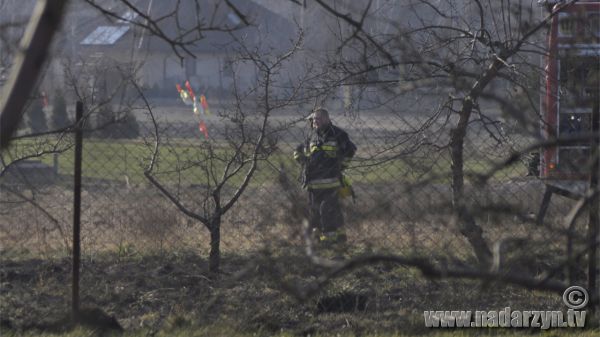 Kolejny pożar suchej trawy